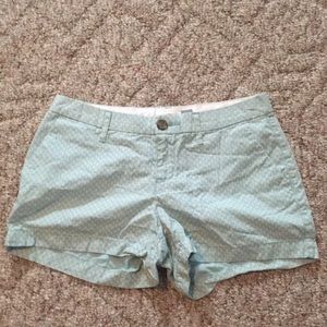 Old navy light blue flower pattern shorts